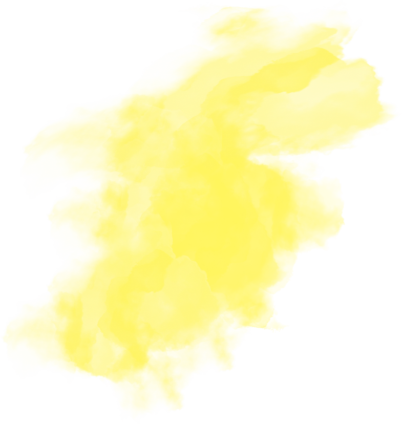 yellow splash watercolor brush